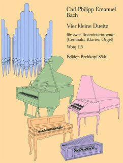 Cover 4 kleine Duette WQ115 für 2 Klaviere zu 4 Händen 2 Partituren