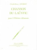 Chanson du laüstic pour 4 flűtes debutants partition et parties Chanson du laüstic pour 4 flűtes debutants partition et parties