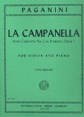 La Campanella from Concerto no.2 B minor op.7 for violin and piano La Campanella from Concerto no.2 B minor op.7 for violin and piano