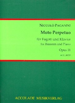 Moto perpetuo op.11 für Fagott und Klavier