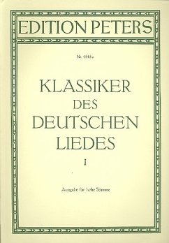 Cover Die Klassiker des deutschen Liedes 1