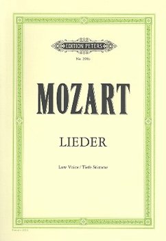 Lieder - tiefe Stimme