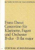 Concertino B-Dur op.47 für Klarinette, Fagott und Orchester Partitur Concertino B-Dur op.47 für Klarinette, Fagott und Orchester Partitur