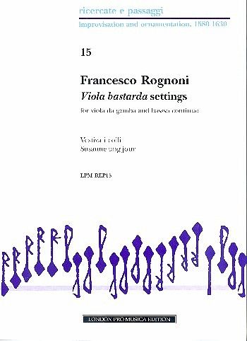 Viola bastarda Settings for bass viol (gamba) and continuo