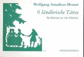 6 ländlerische Tänze für Klavier zu 4 Händen