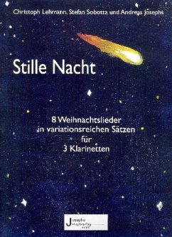Cover Stille Nacht für 3 Klarinetten Partitur und Stimmen