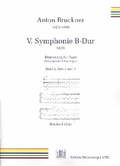 Cover Sinfonie B-Dur Nr.5 - Satz 2 und 3 für Orgel