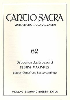 Cover Festivi martyres für Sopran (Tenor) und Bc