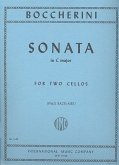 Sonata C major for 2 violoncelli score Sonata C major for 2 violoncelli score