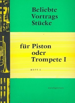 Cover Beliebte Vortragsstücke Band 1 für Trompete (und Klavier) Klavierbegleitung