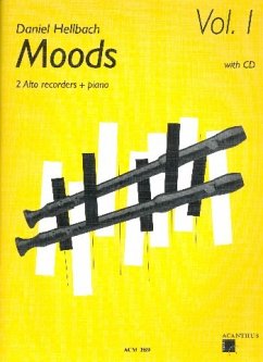 Cover Moods Band 1 (+CD) für 2 Altblockflöten und Klavier Stimmen