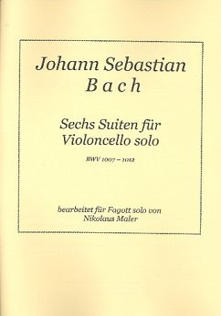 Cover 6 Suiten für Violoncello BWV1007-BWV1012 für Fagott