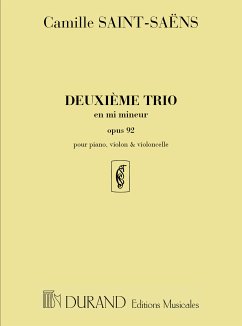 Cover Trio mi mineur no.2 op.92 pour violon, violoncelle et piano