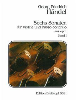 Cover 6 Sonaten aus op.1 Band 1 für Violine und Bc