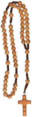 Cover Rosenkranz mit Olivenholzperlen