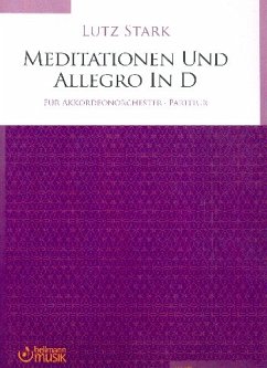 Cover Meditationen und Allegro in D für Akkordeonorchester Partitur und Stimmen