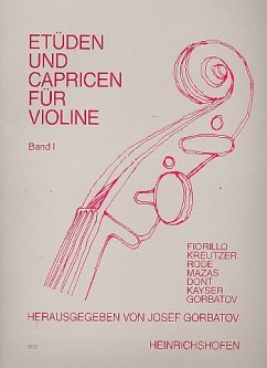 Cover Etüden und Capricen Band 1 für Violine
