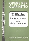 6 Duos faciles pour 2 clarinettes Stimmen 6 Duos faciles pour 2 clarinettes Stimmen