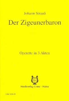Cover Der Zigeunerbaron Libretto (dt)