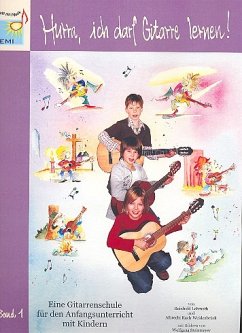 Cover Hurra ich darf Gitarre lernen Band 1