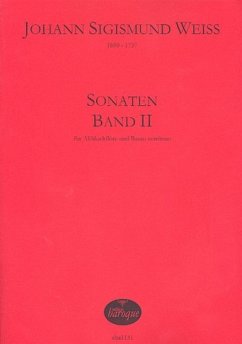 Cover Sonaten Band 2 für Altblockflöte und Bc