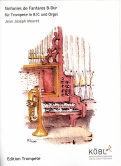 Cover Sinfonies de Fanfares B-Dur für Trompete und Orgel