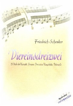 Viereinsdreizwei für Klarinette, Posaune, Klangobjekte, Percussion und Violoncello Partitur