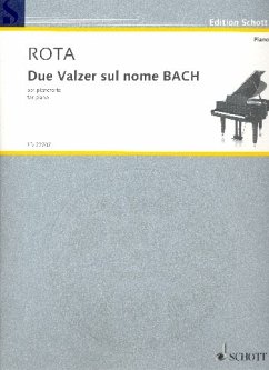 2 Valzer sul nome BACH per pianoforte Cover 2 Valzer sul nome BACH per pianoforte