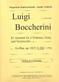 Quartett Es-Dur Nr.85 op.58,2 G243 für 2 Violinen, Viola und Violoncello Partitur und Stimmen Quartett Es-Dur Nr.85 op.58,2 G243 für 2 Violinen, Viola und Violoncello Partitur und Stimmen