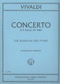 Concerto e minor RV484 P137 F.VIIIi:6 for bassoon and piano Concerto e minor RV484 P137 F.VIIIi:6 for bassoon and piano