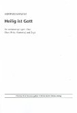 Heilig ist Gott für gem Chor, Oboe (Flöte/Klarinette) und Orgel Partitur