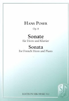 Cover Sonate für Horn und Klavier