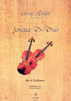 Sonate D-Dur für 2 Violinen Partitur und Stimme