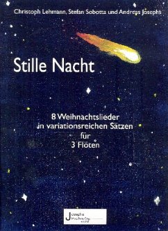 Cover Stille Nacht für 3 Flöten Partitur und Stimmen