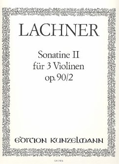 Cover Sonatine D-Dur op.90,2 für 3 Violinen Stimmen