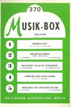 Cover Musik Box 370 Klavierheft