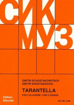 Cover Tarantella für 2 Klaviere