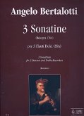 3 Sonatinen für 3 Blockflöten (SSA) Partitur und Stimmen 3 Sonatinen für 3 Blockflöten (SSA) Partitur und Stimmen