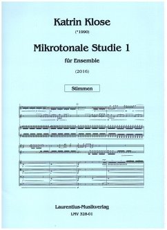 Mikrotonale Studie Band 1 für Ensemble Stimmen