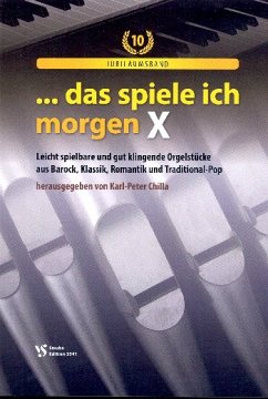 Cover Das spiele ich morgen Band 10 für Orgel