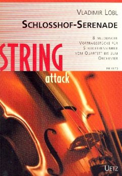Cover Schlosshof-Serenade für 4-x Streicher (Streichquartett bis Streichorchester) Partitur und Stimmen (1-1-1-1)