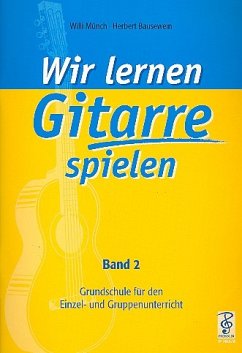 Cover Wir lernen Gitarre spielen Band 2 Grundschule für den Einzel- und Gruppenunterricht