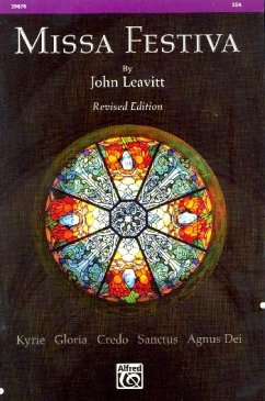 Cover Missa festiva for female chorus and chamber orchestra vocal score