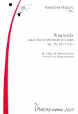 Rhapsodie op.75 für Viola und Streichorchester Partitur Rhapsodie op.75 für Viola und Streichorchester Partitur