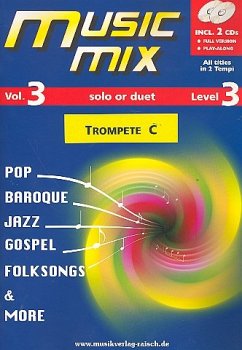 Cover Music Mix vol.3 (+2 CD's) für Trompete in C