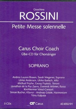 Cover Petite messe solennelle - Chorstimme Sopran 3 Playalong-CD's