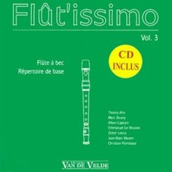 Cover Flűt'issimo vol.3 (+CD) pour flűte ŕ bec