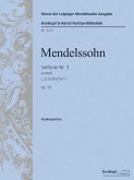 Sinfonie a-Moll Nr.3 op.56 für Orchester Studienpartitur