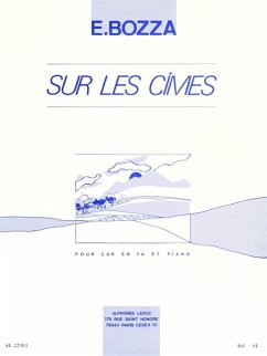 Cover Sur les cimes pour cor en fa et piano