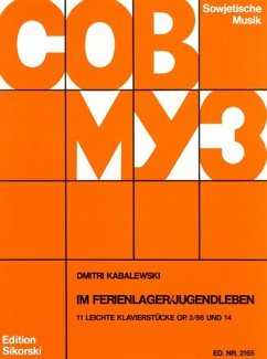 Cover Im Ferienlager op.3,86 und Jugendlieben op.14 für Klavier